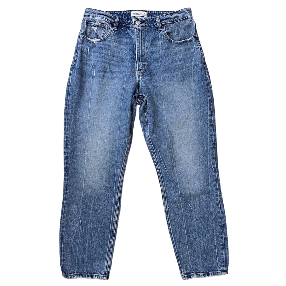 Abercrombie & Fitch Size 31/12 Blue Boho Casual High Rise Mom Denim Jeans